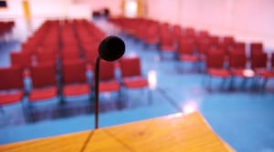 auditorium microphone public speaking leadership success speech