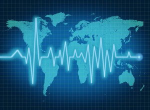 globe economy growth health world heart decline map