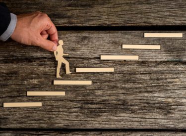 At the top of the stairs you’ll find the elevator