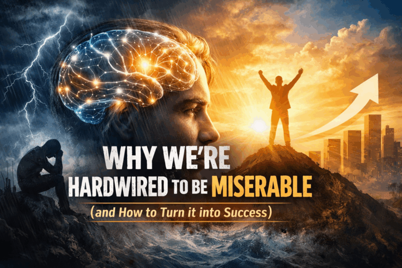 We Are Hardwired To Be Miserable.