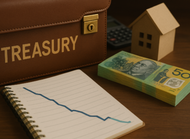Treasury warns the government it may not balance the budget or meet its housing targets