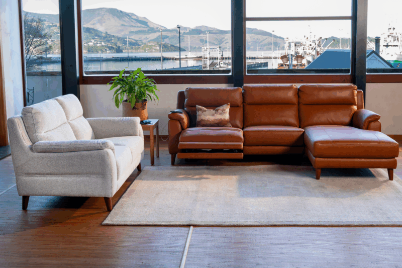 Sereno 2 Seater Power Reclining Sofa + Rhf Chaise And Sereno 2.5 Seater