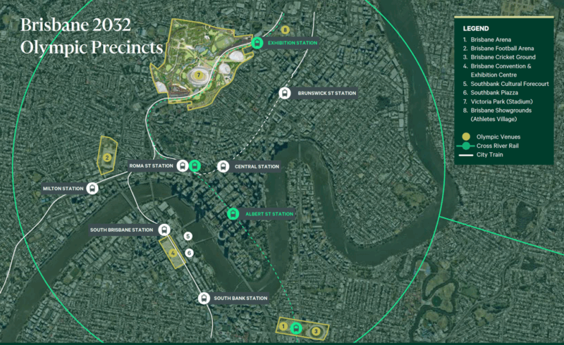 Brisbane 2032 Olympic Precints