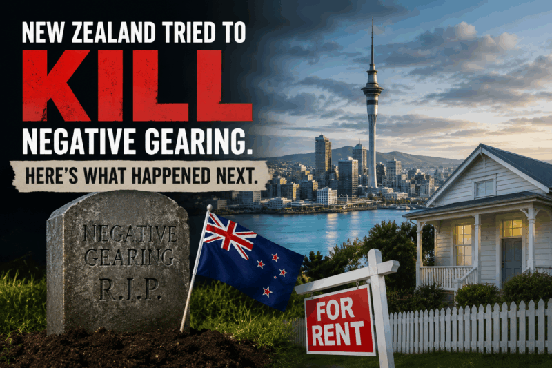New Zealand Killed Negative Gearing.