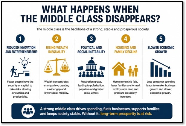 Disappearing Middle Class