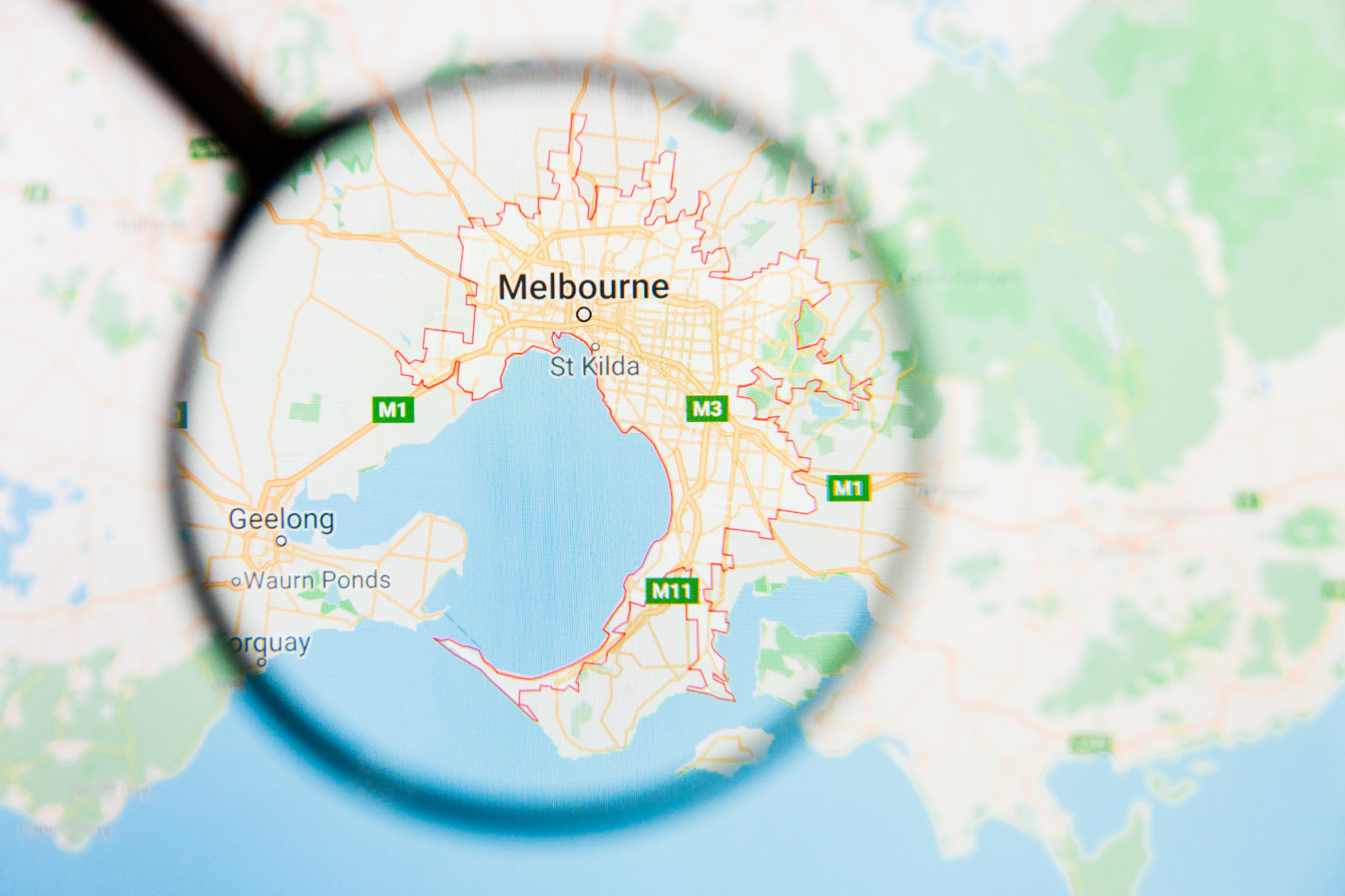 Melbourne On Map
