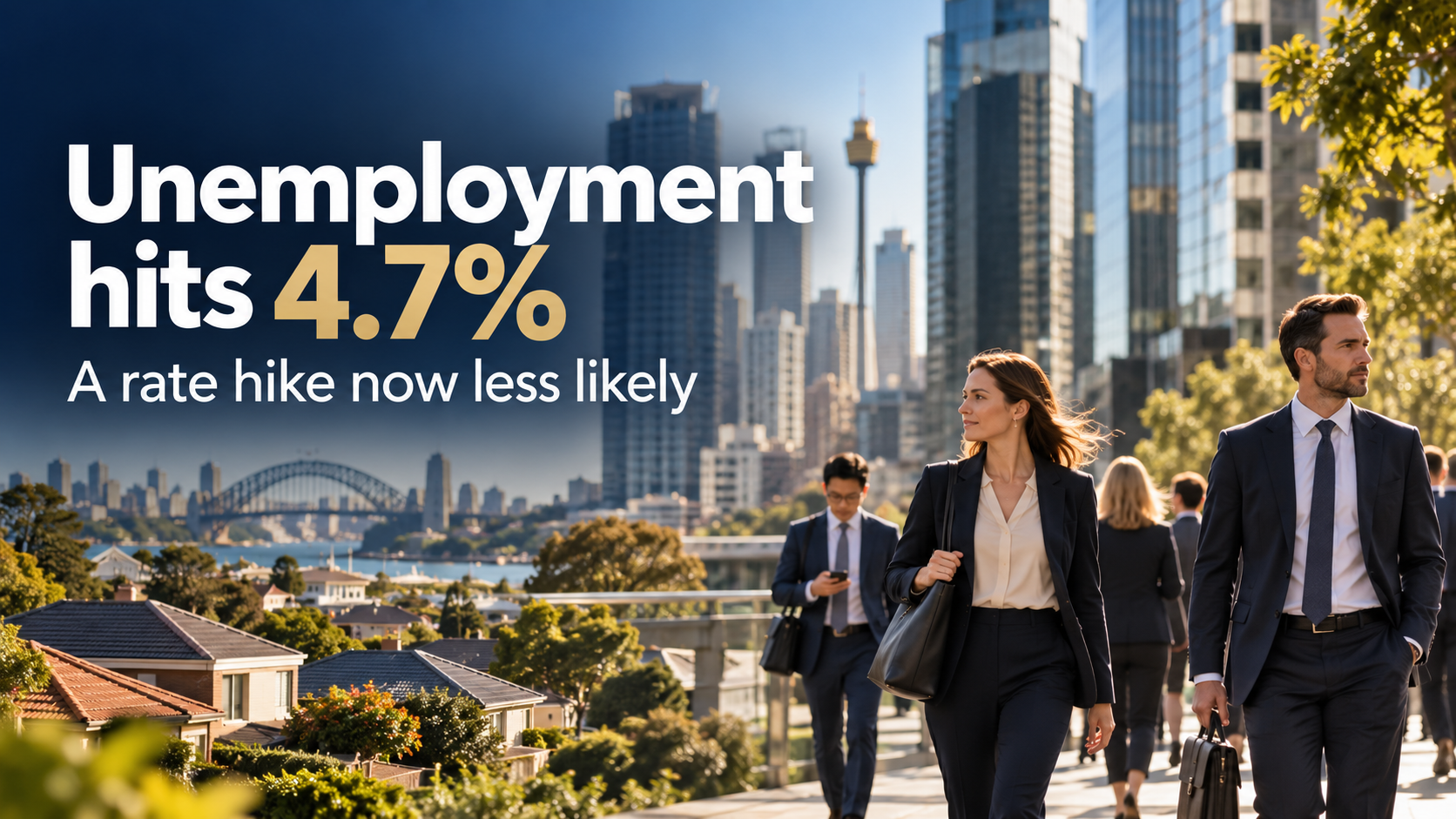 Unemployment in Australia hits a five‑year high of 4.7%, making a rates hike less likely - featured image
